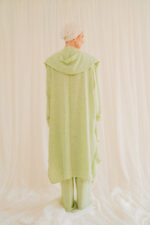 Linen Long Drape Cardigan - Image 4