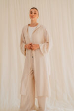 Striped Linen Cardigan - Image 4