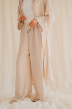 Striped Linen Trousers - Image 2