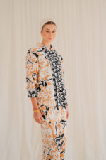 Floral Fusion Statement Blouse - Image 4