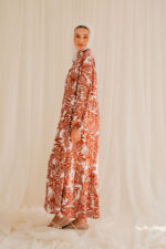 Printed Midi Dress - Image 3